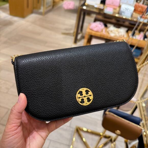 Tory Burch Chelsea Pebbled Leather Crossbody 153566